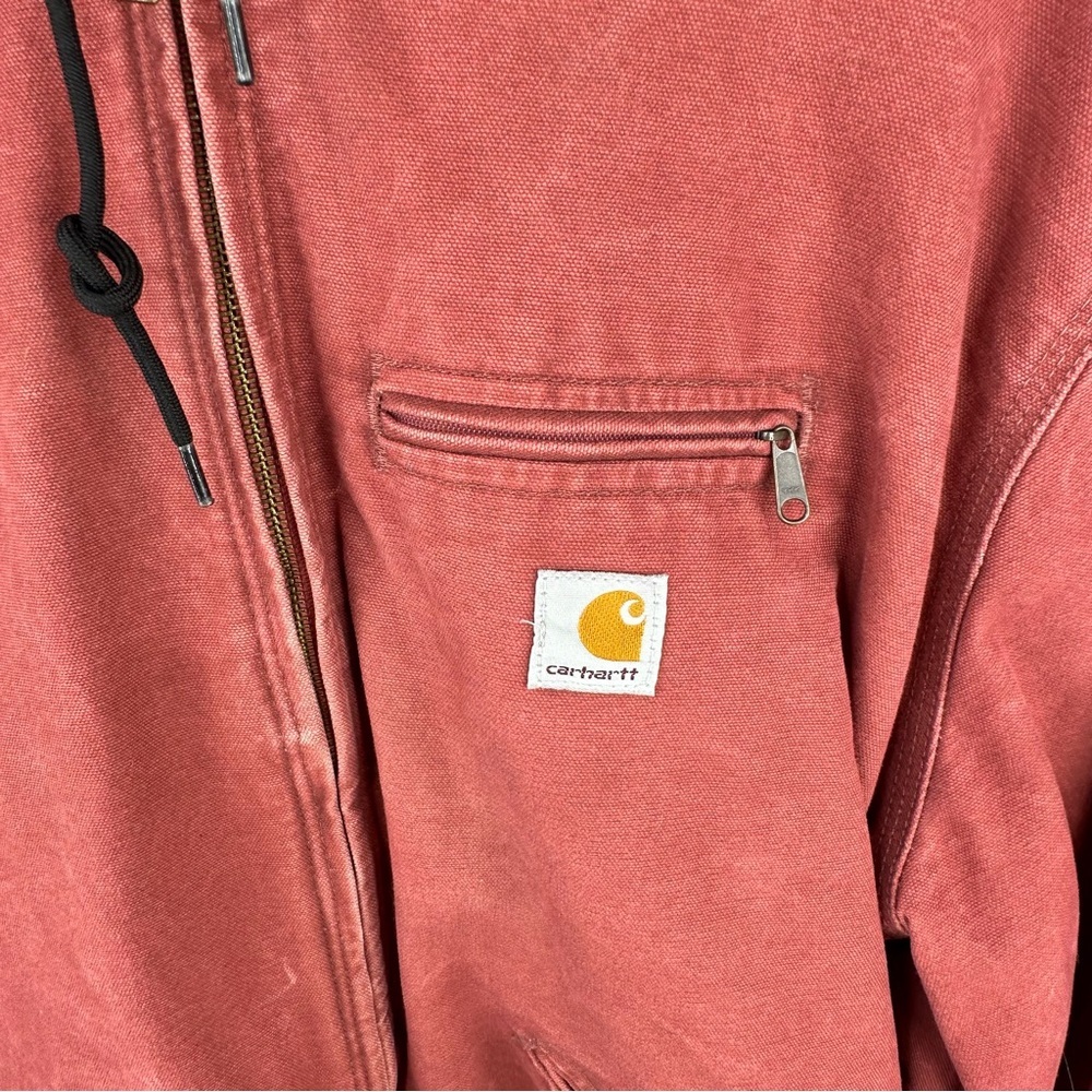 Carhartt Women's Pink WJ141VRS Sherpa Lined Jacket - Size 2XL - Picture 2 of 10